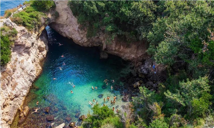 Un Paradiso A Sorrento Con Piscina Massa Lubrense Buitenkant foto